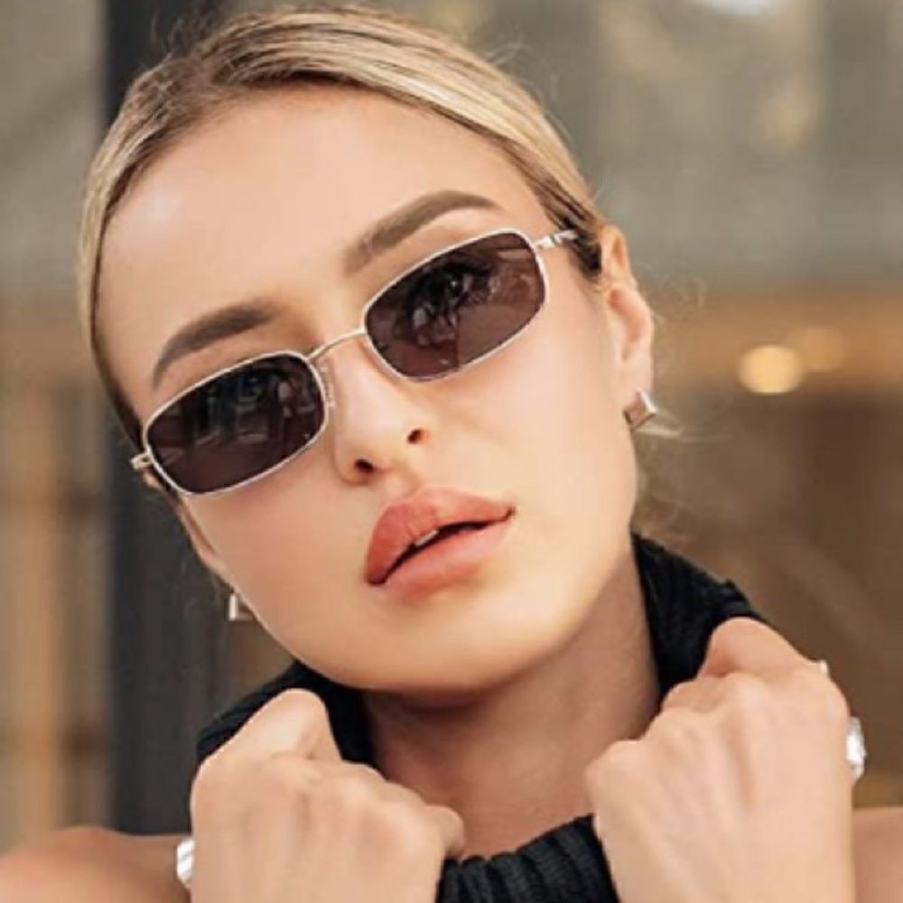 Small Rectangular Hippie sunglasses - Picture 3 of 4